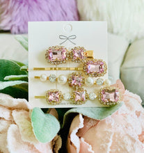 Load image into Gallery viewer, Crystal Rhinestones Hair pins, Crystal Barrettes, Hair Clips for women
